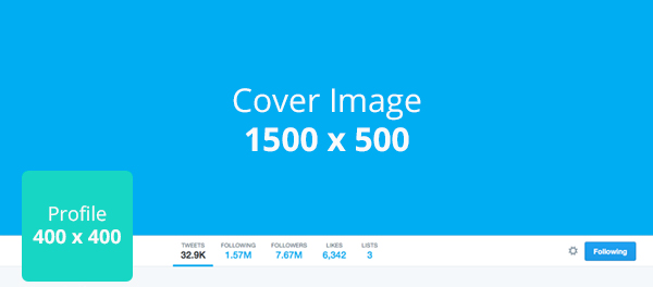 Social media templates - Suggested Twitter image dimensions