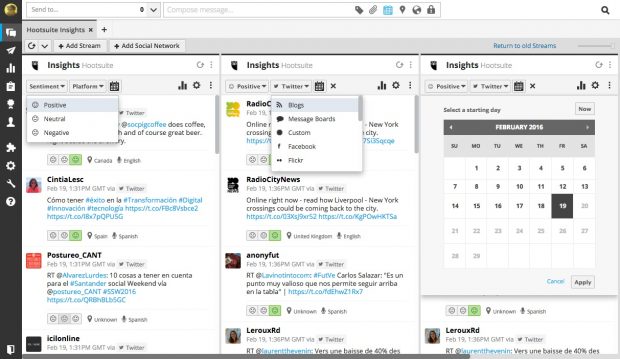 Hootsuite Insights Social Media Monitoring