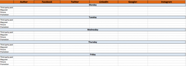 using a social media content calendar can help you with your content marketing efforts which is a marketing idea for small businesses