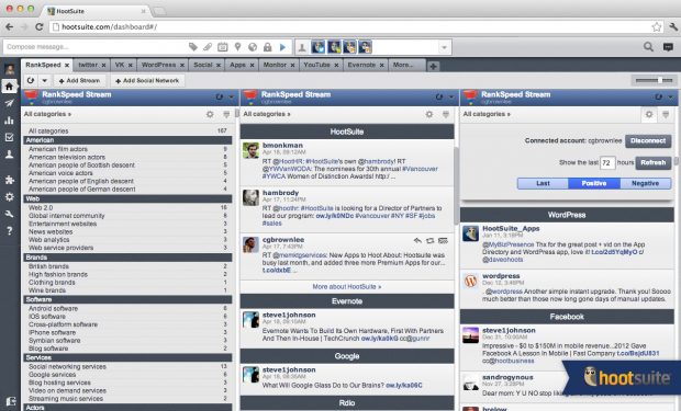 rankspeed tab for a better and more manage social media account