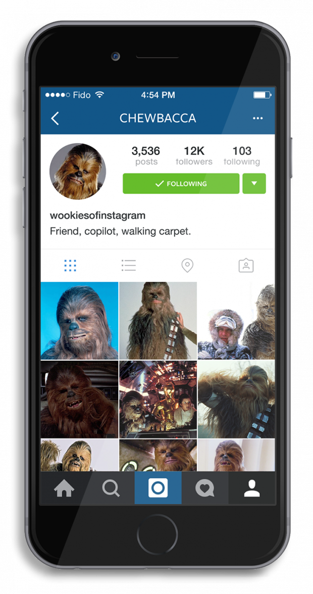 What it Would Look Like if Chewbacca Used Instagram | Hootsuite Blog