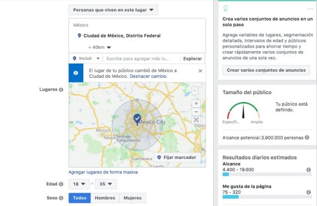 ES: Publicidad en Facebook - Power Editor CUATRO