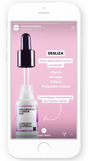 Anuncios en las historias de Instagram