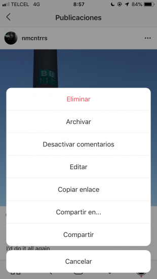 Oculta los comentarios de tus publicaciones