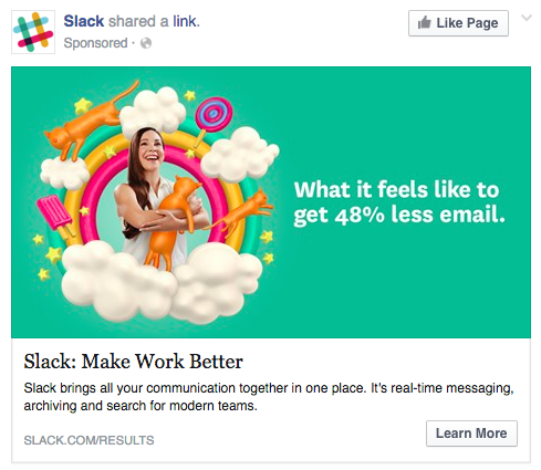 Perfect ad for Facebook