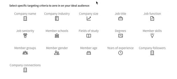 Publicités sur LinkedIn - other campaigns