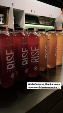 Instagram Story of kombucha bottles at live event | Hootsuite Blog