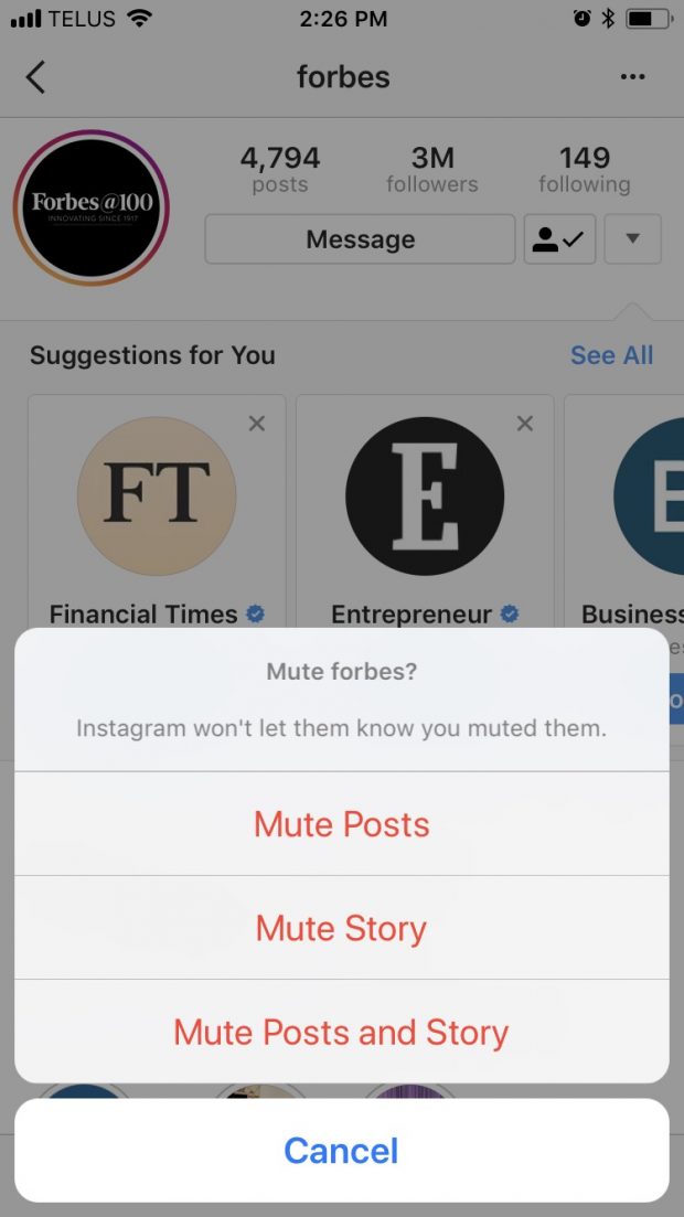 How to Use Instagram Mute (And How Not to Get Muted) VII Digital