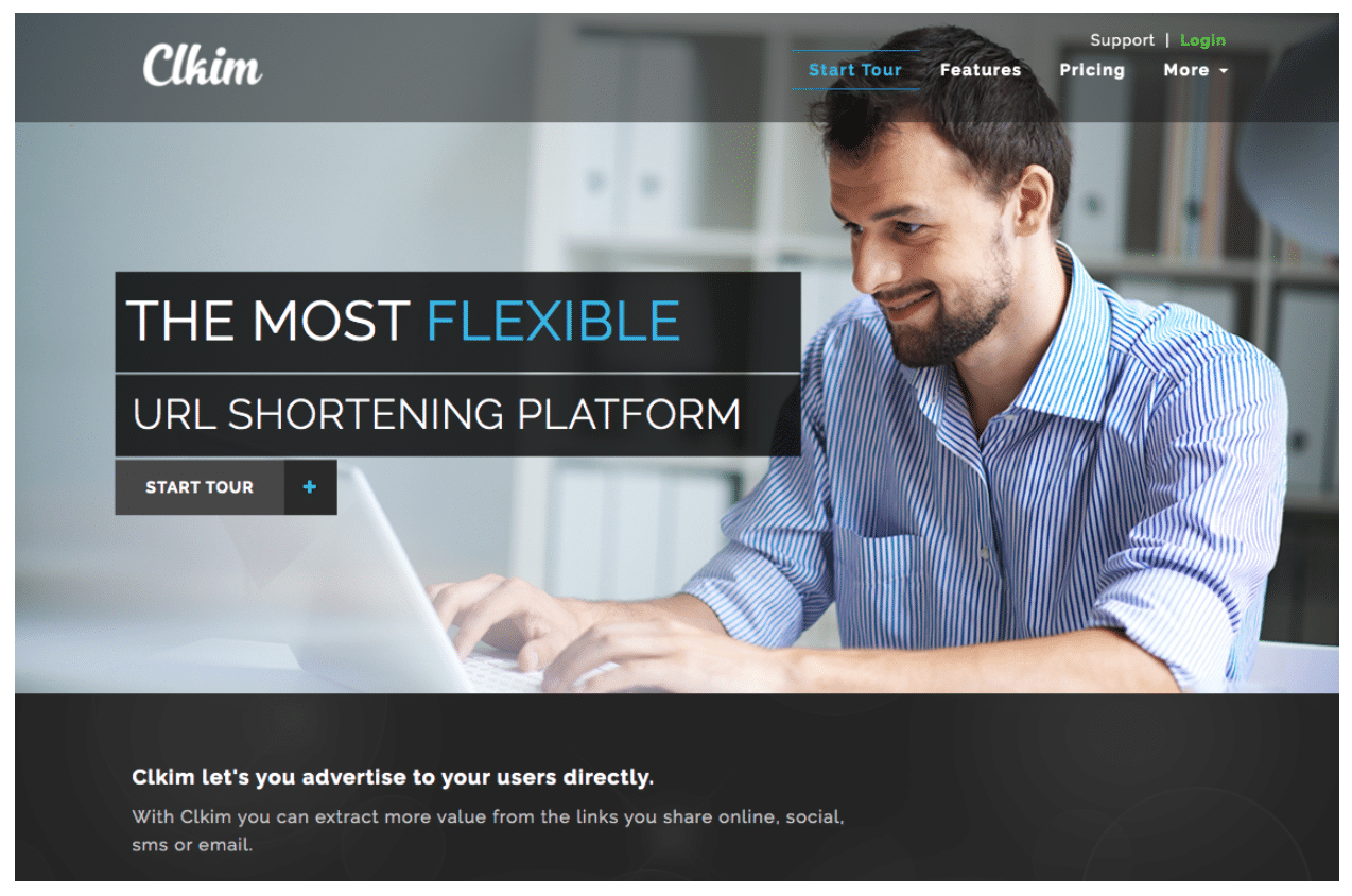 Clkim URL shortener