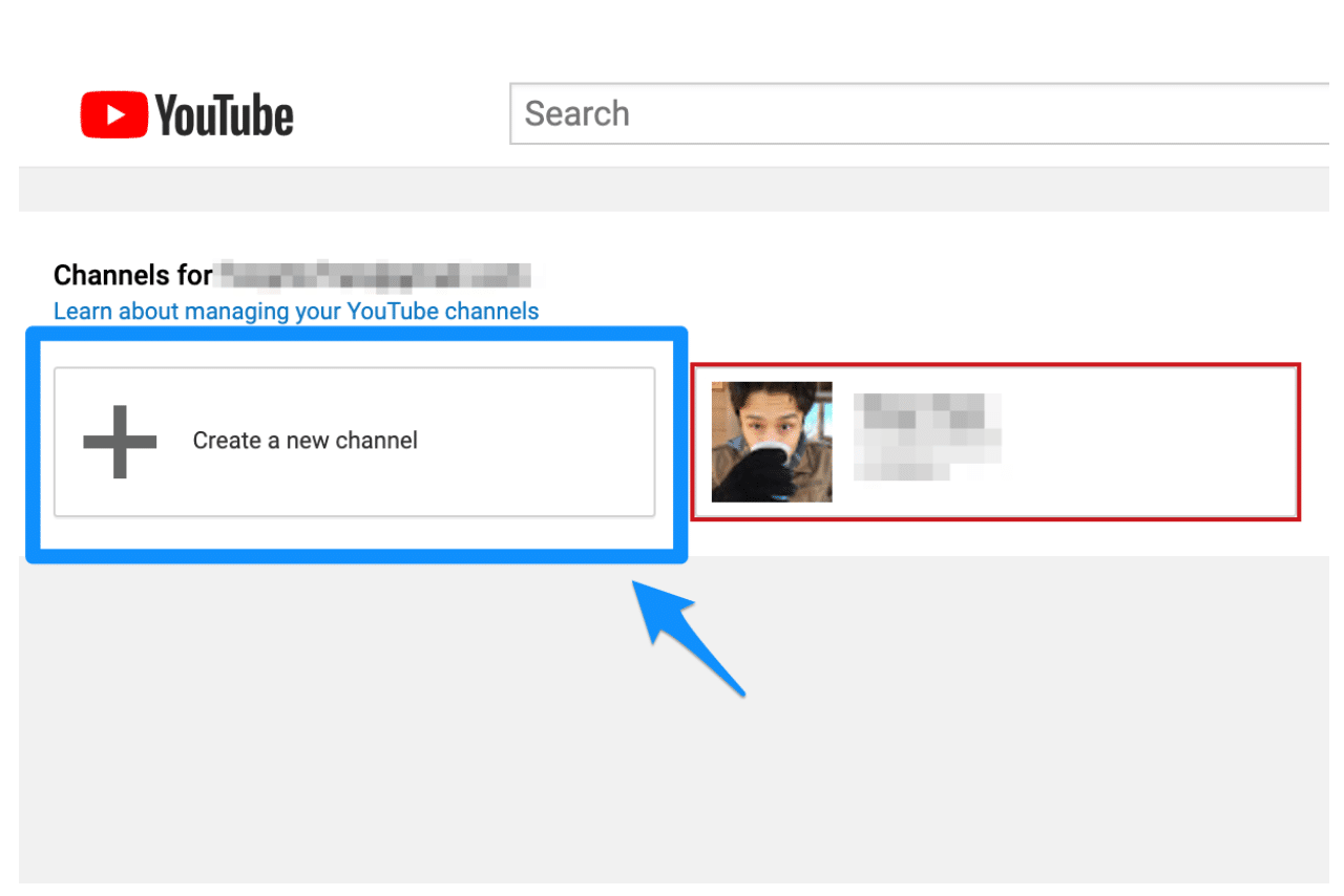 how to add another youtube channel to your account