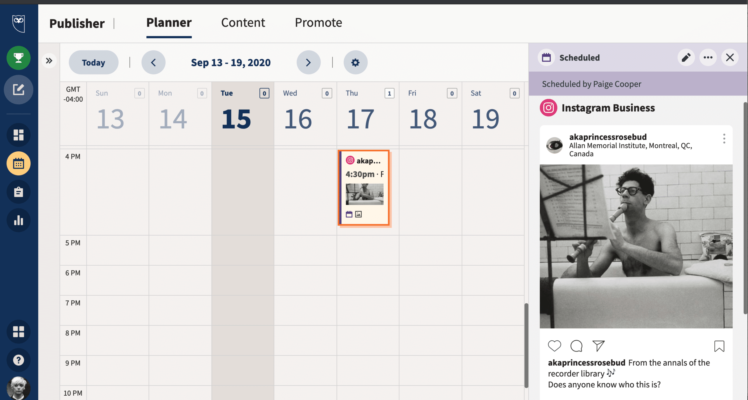 hootsuite instagram scheduling