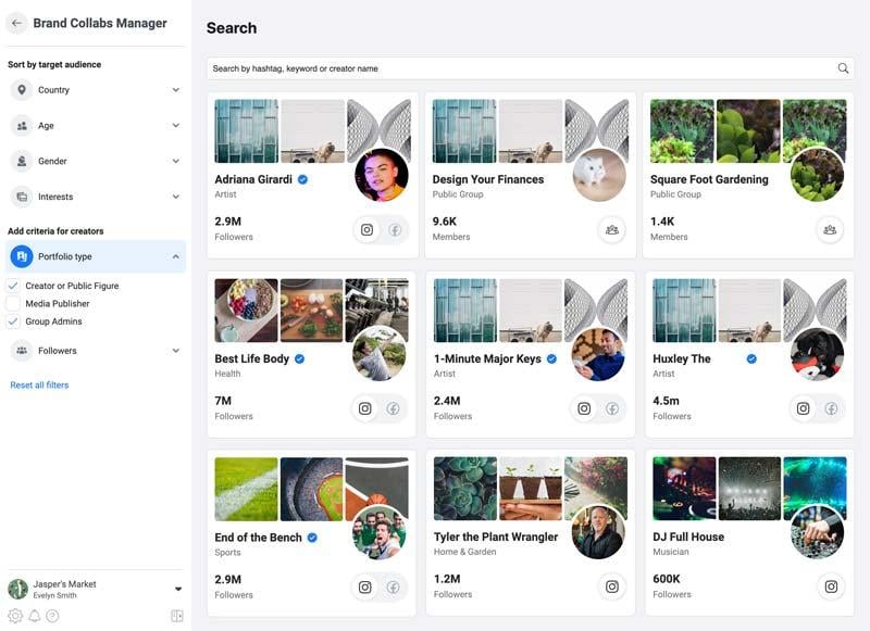 Facebook Brand Collabs Manager
