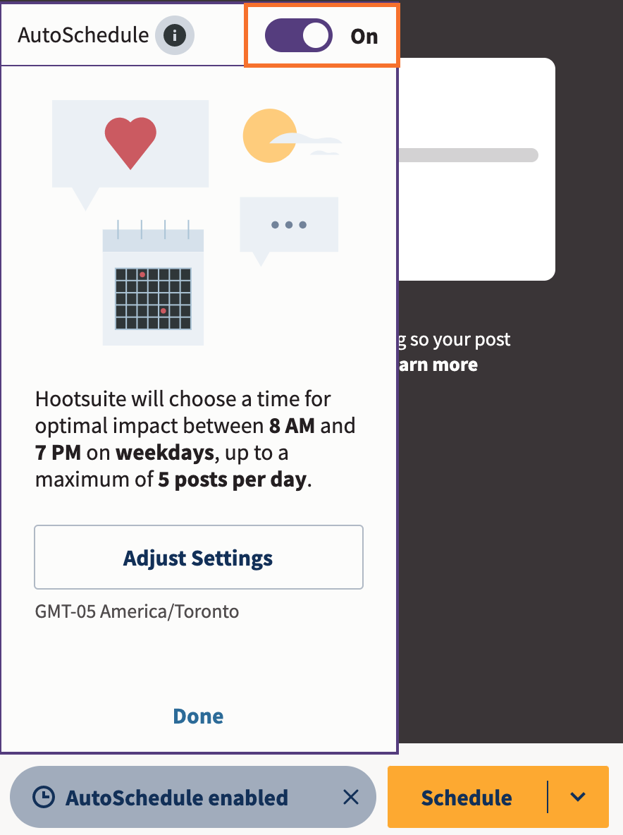 AutoSchedule posts