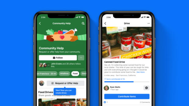 Facebook drives feature in the Community Help section of the app