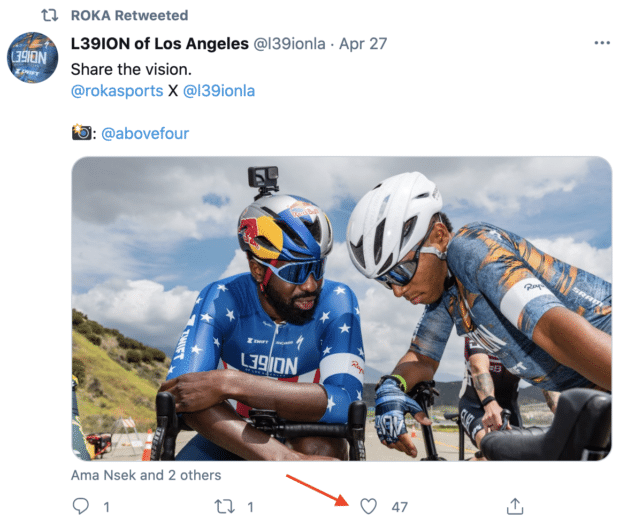 Likes für die L39ION of Los Angeles auf Twitter