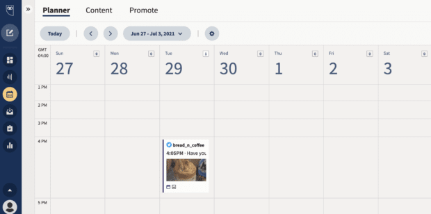 choose view in planner