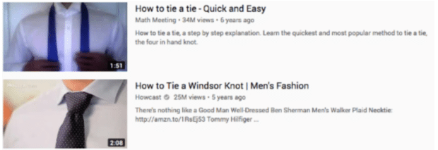 how to tie a tie important information