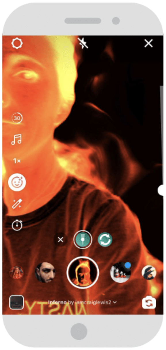 Instagram Reels AR filter