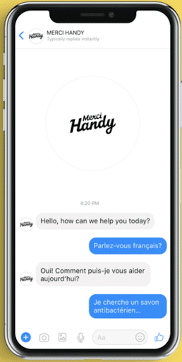 Language detection within Heyday chat