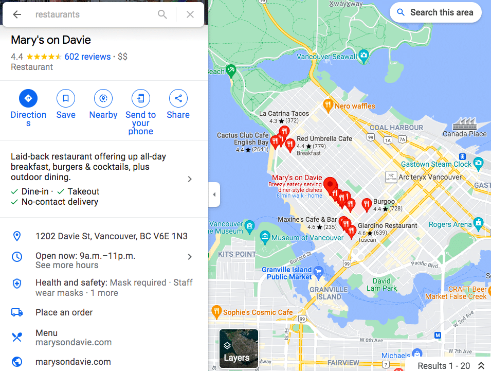 Google Maps Ranking