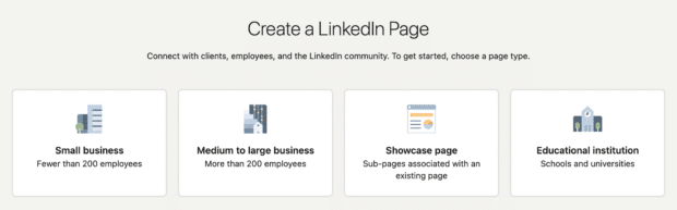 create a LinkedIn page