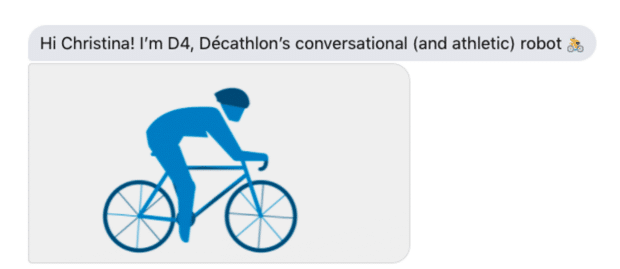 Decathlon Canada conversational and athletic chatbot