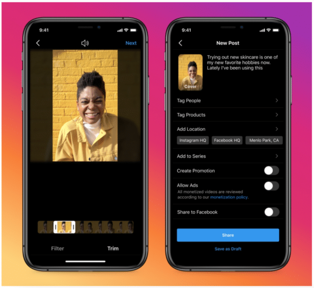 create IGTV and feed videos on Instagram