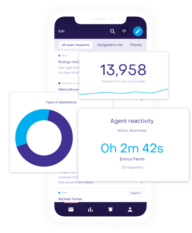 Heyday chatbot agent reactivity