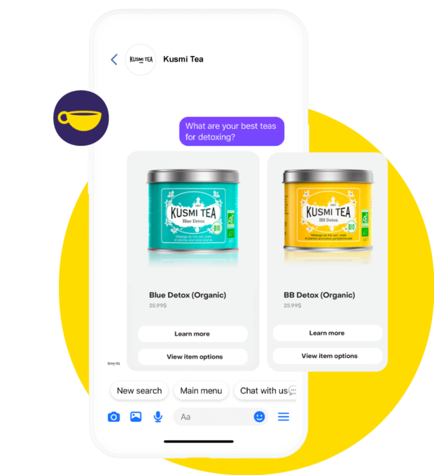 Kusmi tea retail bot — personalized product recommendations