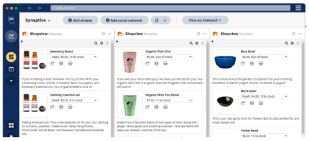 integrate Shopify store on dashboard