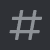 hashtag symbol