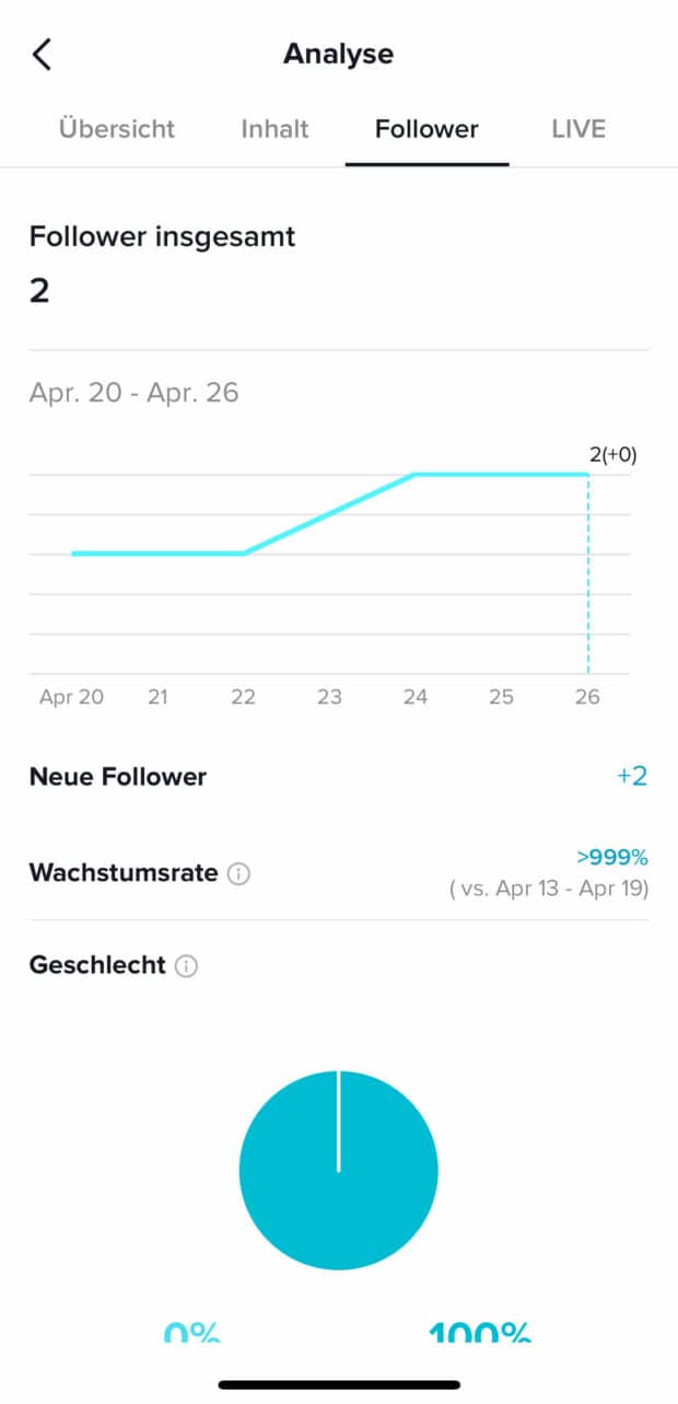tiktok analytics follower