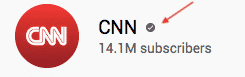 CNN channel check mark verified channel