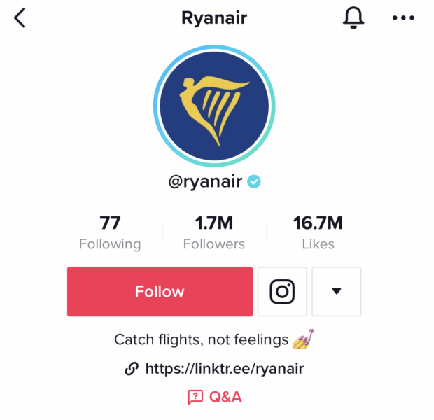 Ryanair catch flights not feelings