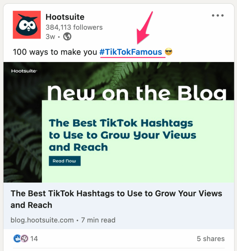 Le guide complet d'utilisation des hashtags LinkedIn en 2022 Social Media Booster