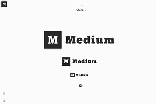 medium brand logo guidelines