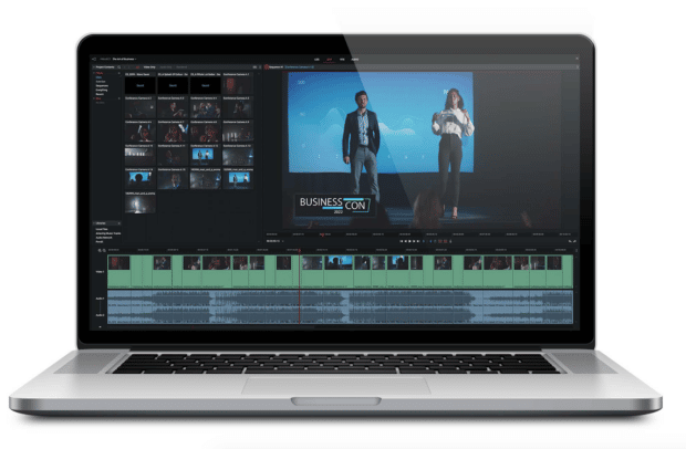 montage d’une vidéo Business Con 2022 dans Lightworks