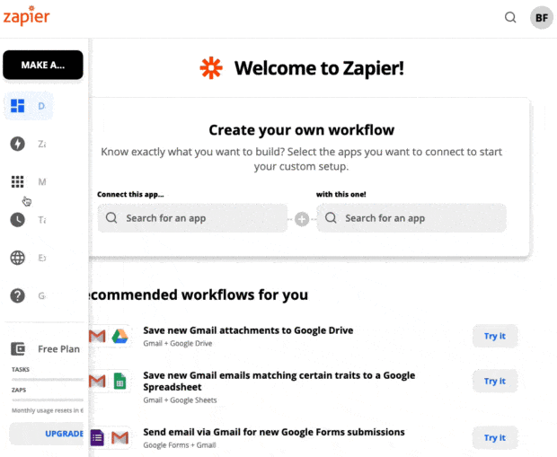 Zapier apps