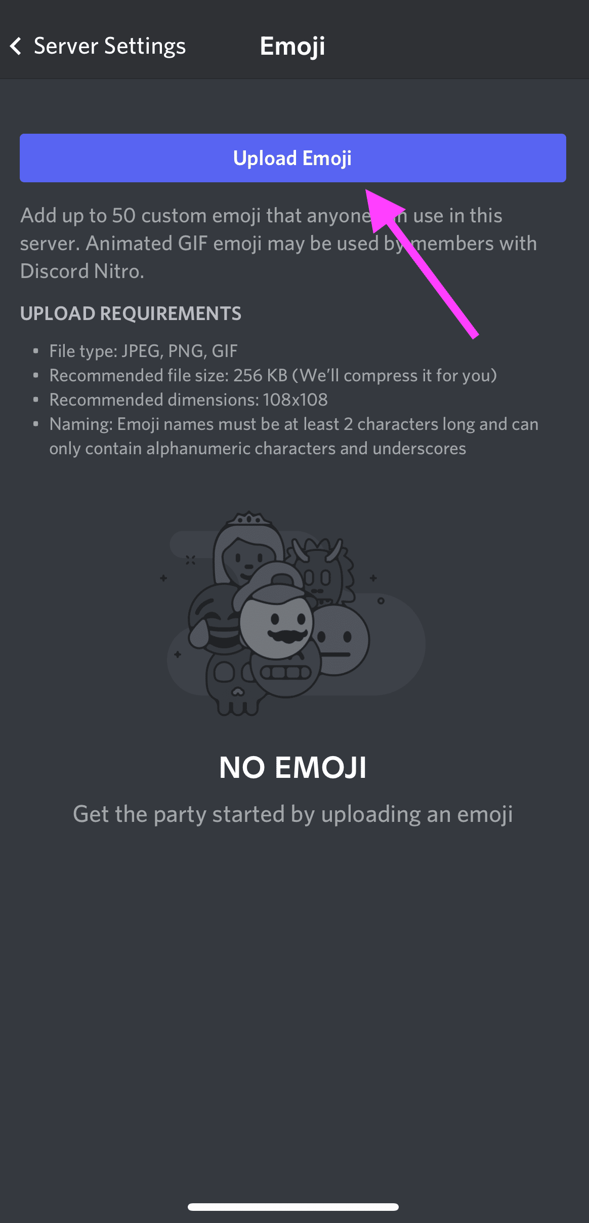 How to Upload your Own GIF Emotes to Discord Server 