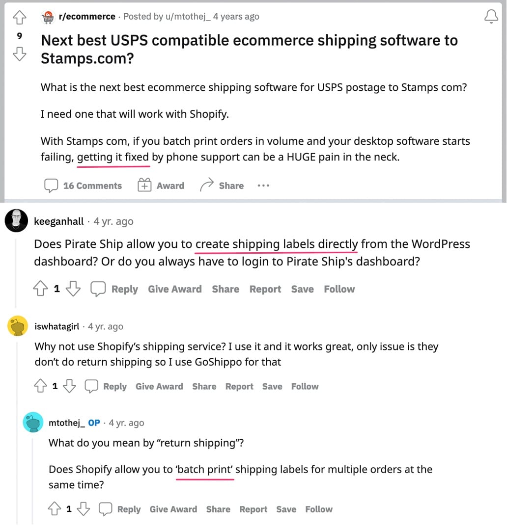 Best Shopify Posts - Reddit