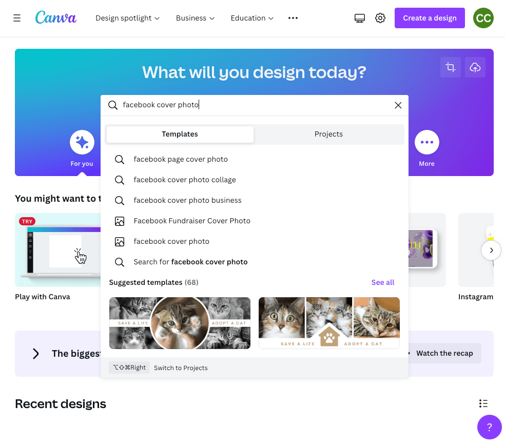 Canva what will you design today?