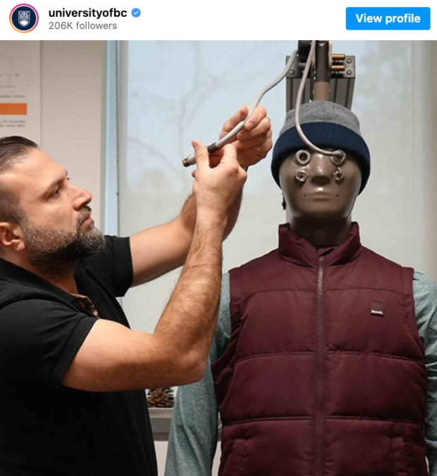 University of BC announcing partnership with LuluLemon