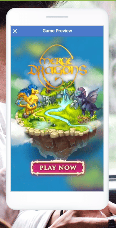 Merge Dragons playable ad