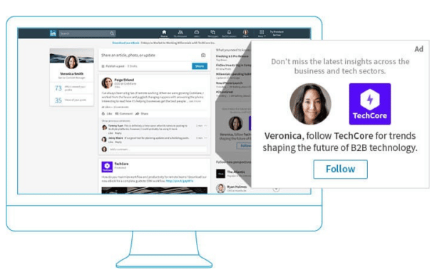 LinkedIn Dynamic ads TechCore