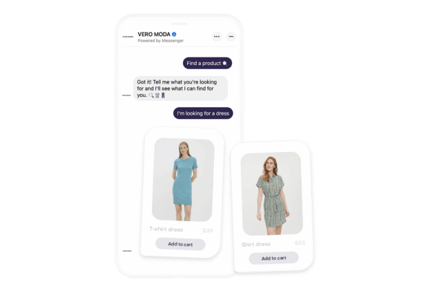 Vero Modo product select chatbot