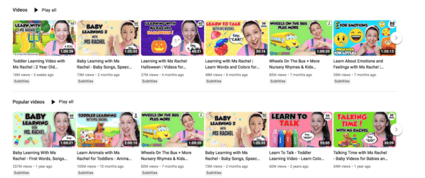 bright colours in YouTube thumbnail