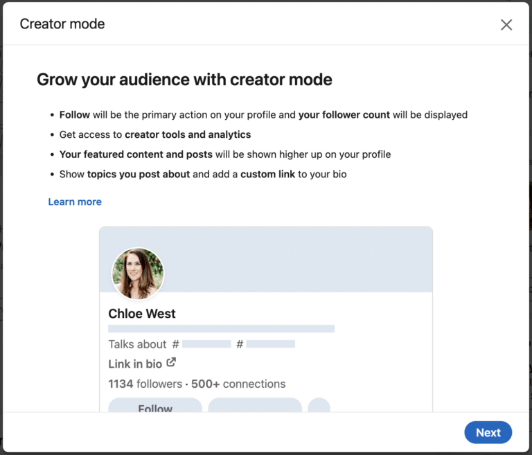 How To Expand Your Reach With LinkedIn Creator Mode - Amplitude Marketing