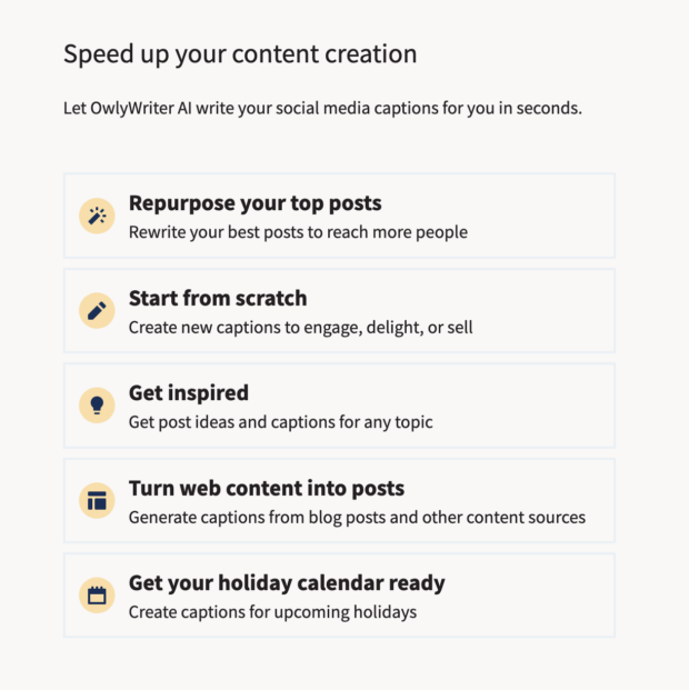 OwlyWriter, l’outil IA de Hootsuite pour la création de contenu