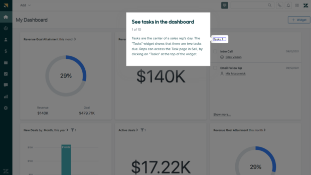 Zendesk dashboard