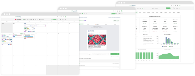 Loomly intuitive calendar to streamline social workflow